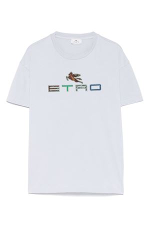 T-shirt con ricamo logo ETRO KIDS | GW8P81Z2904600